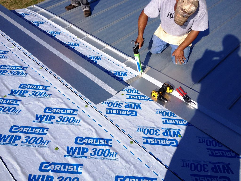 Metal roof installation by A Classic Roofing in Central Texas